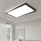 Modern Simplicity Iron Acrylic Square Round Rectangular LED Flush Mount Ceiling Light For Living Room