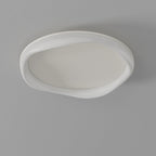 Modern Simplicity Iron Acrylic Round LED Flush Mount Ceiling Light For Bedroom