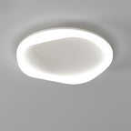 Modern Simplicity Iron Acrylic Round LED Flush Mount Ceiling Light For Bedroom