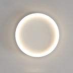 Modern Simplicity Iron Acrylic Round LED Flush Mount Ceiling Light For Bedroom