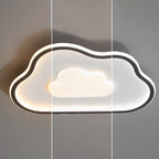 Modern Simplicity Copper Silicone Acrylic Triangle Cloud LED Flush Mount Ceiling Light For Bedroom