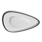 Modern Simplicity Copper Silicone Acrylic Triangle Cloud LED Flush Mount Ceiling Light For Bedroom
