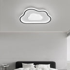 Modern Simplicity Copper Silicone Acrylic Triangle Cloud LED Flush Mount Ceiling Light For Bedroom