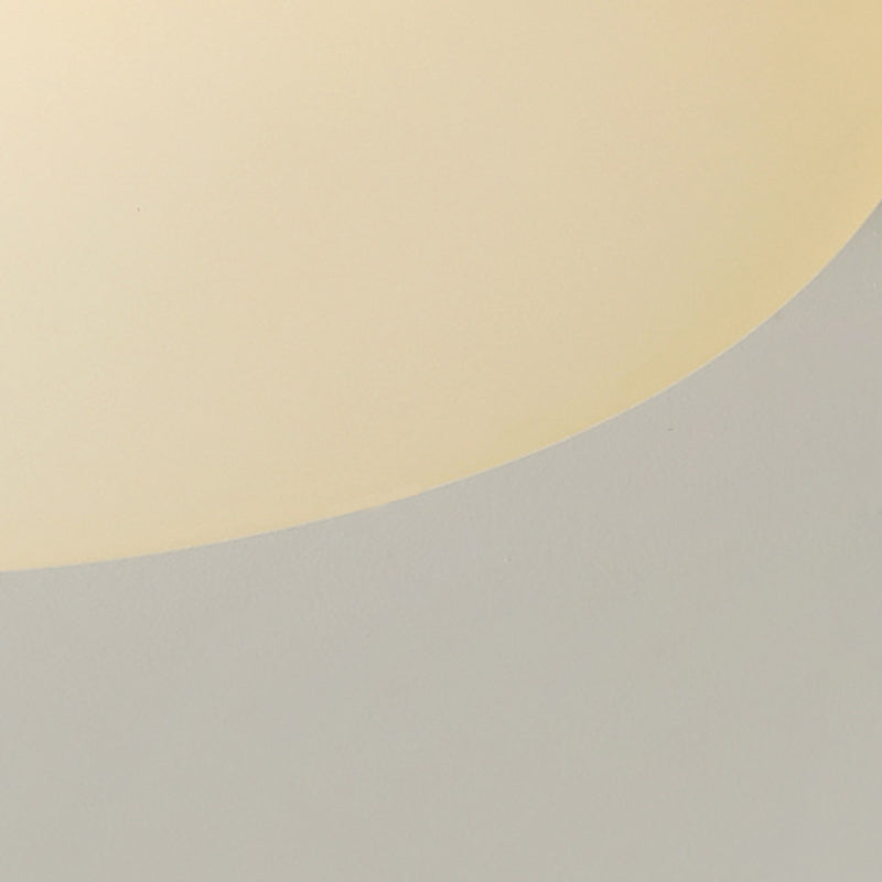 Modern Minimalist Pebble Shape Hardware PE LED Flush Mount Ceiling Light For Bedroom Lumendat