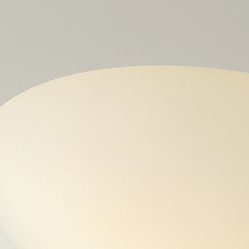 Modern Minimalist Pebble Shape Hardware PE LED Flush Mount Ceiling Light For Bedroom Lumendat