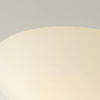 Modern Minimalist Pebble Shape Hardware PE LED Flush Mount Ceiling Light For Bedroom Lumendat