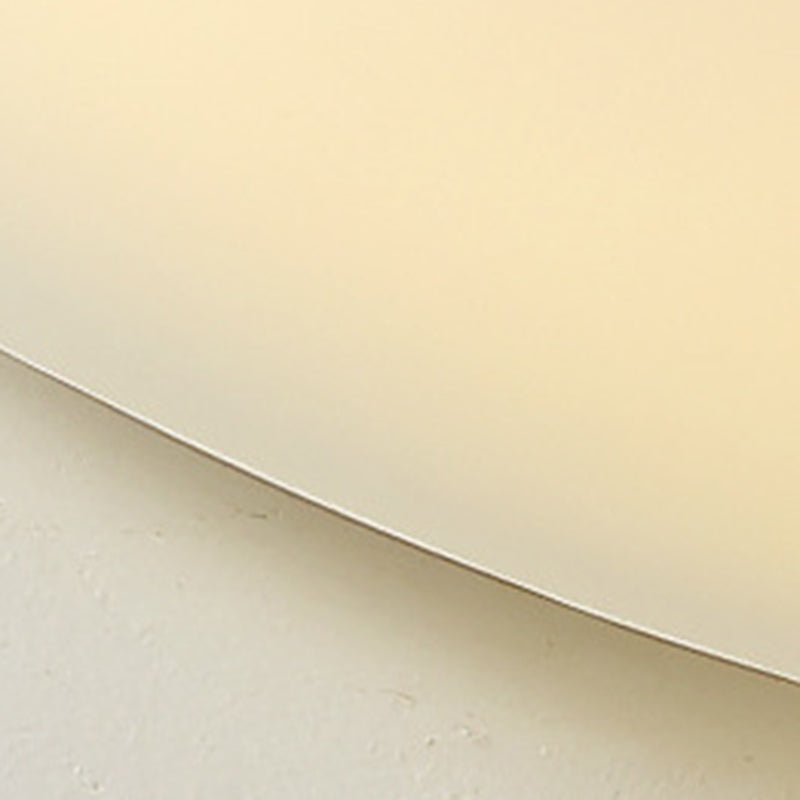 Modern Minimalist Pebble Shape Hardware PE LED Flush Mount Ceiling Light For Bedroom Lumendat