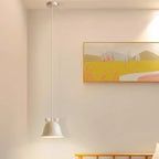 Contemporary Nordic Iron Mini Bow Bell-Shaped 1-Light Pendant Light For Living Room
