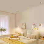Contemporary Nordic Iron Mini Bow Bell-Shaped 1-Light Pendant Light For Living Room