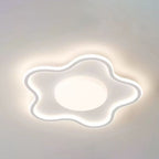 Contemporary Creative Star Iron Aluminum Acrylic Silicone LED Flush Mount Ceiling Light For Bedroom