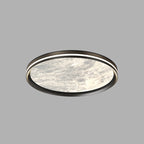 Contemporary Nordic Round Clouds Aluminum Acrylic LED Flush Mount Ceiling Light For Living Room