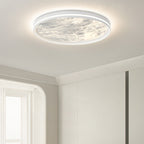 Contemporary Nordic Round Clouds Aluminum Acrylic LED Flush Mount Ceiling Light For Living Room