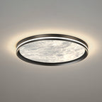 Contemporary Nordic Round Clouds Aluminum Acrylic LED Flush Mount Ceiling Light For Living Room