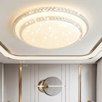 Modern Luxury Mounted Star Round Square Acrylic Iron LED Flush Mount Ceiling Light For Bedroom Lumendat