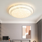 Modern Luxury Mounted Star Round Square Acrylic Iron LED Flush Mount Ceiling Light For Bedroom Lumendat