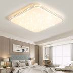 Modern Luxury Mounted Star Round Square Acrylic Iron LED Flush Mount Ceiling Light For Bedroom Lumendat