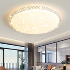 Modern Luxury Mounted Star Round Square Acrylic Iron LED Flush Mount Ceiling Light For Bedroom Lumendat