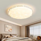 Modern Luxury Mounted Star Round Square Acrylic Iron LED Flush Mount Ceiling Light For Bedroom Lumendat