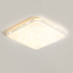 Modern Luxury Mounted Star Round Square Acrylic Iron LED Flush Mount Ceiling Light For Bedroom Lumendat