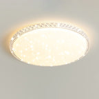 Modern Luxury Mounted Star Round Square Acrylic Iron LED Flush Mount Ceiling Light For Bedroom Lumendat