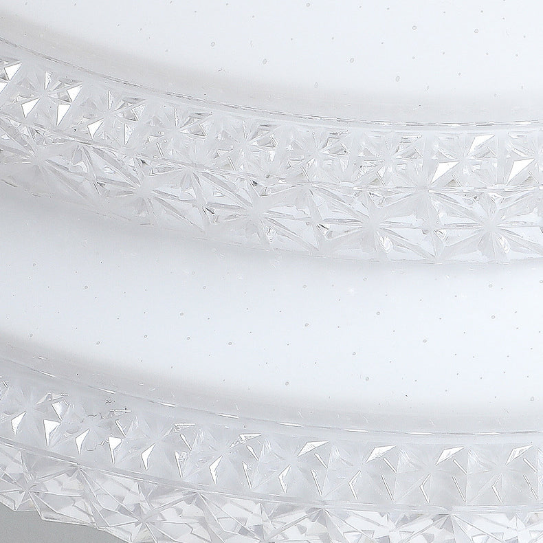 Modern Luxury Mounted Star Round Square Acrylic Iron LED Flush Mount Ceiling Light For Bedroom Lumendat