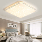 Modern Luxury Mounted Star Round Square Acrylic Iron LED Flush Mount Ceiling Light For Bedroom Lumendat