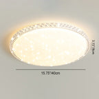 Modern Luxury Mounted Star Round Square Acrylic Iron LED Flush Mount Ceiling Light For Bedroom Lumendat