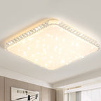 Modern Luxury Mounted Star Round Square Acrylic Iron LED Flush Mount Ceiling Light For Bedroom Lumendat