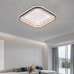 Modern Minimalist Clouds Round Square Iron Aluminum Acrylic LED Flush Mount Ceiling Light For Living Room
