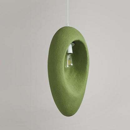 Contemporary Creative Avocado High-Density Polystyrene 1 - Light Pendant Light For Bedroom