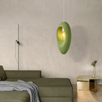 Contemporary Creative Avocado High-Density Polystyrene 1 - Light Pendant Light For Bedroom