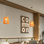 Contemporary Creative Pumpkin Column Shaped Birdcage Acoustic Iron Felt 1 - Light Pendant Light For Bedroom