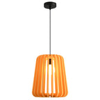 Contemporary Creative Pumpkin Column Shaped Birdcage Acoustic Iron Felt 1 - Light Pendant Light For Bedroom