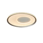 Contemporary Nordic Round Print Acrylic Aluminum LED Flush Mount Ceiling Light For Bedroom
