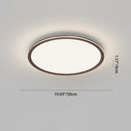 Modern Minimalist Round Square Steering Wheel Iron Aluminum Silicone Acrylic LED Flush Mount Ceiling Light For Bedroom