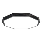 Modern Minimalist Geometric Round Shape Iron Acrylic LED Flush Mount Ceiling Light For Living Room