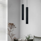 Modern Minimalist Liftable Petal Cylinder Aluminum Track LED Pendant Light For Dining Room