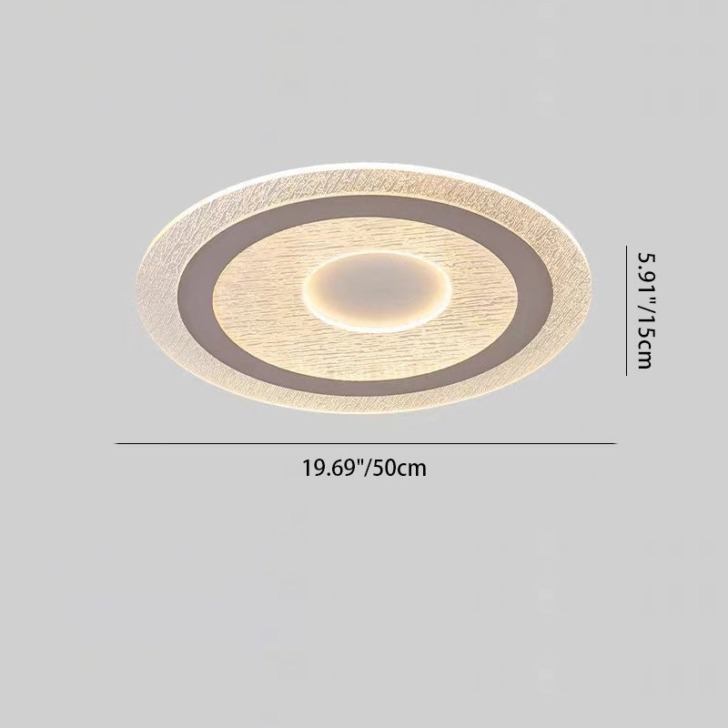 Contemporary Nordic Ice Cracks Irregular Circle Pentagon Triangle Acrylic Iron LED Flush Mount Ceiling Light For Living Room