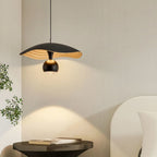 Contemporary Nordic Liftable Dome UFO Aluminum Acrylic LED Pendant Light For Bedroom