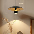 Contemporary Nordic Liftable Dome UFO Aluminum Acrylic LED Pendant Light For Bedroom