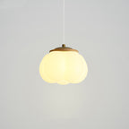 Contemporary Nordic Cord Drum Wood PE 1-Light Pendant Light For Living Room