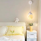 Lumendat Contemporary Creative Kids Rabbit Bear Animal Iron Resin PLA 1-Light Wall Sconce Lamp For Bedroom Lumendat