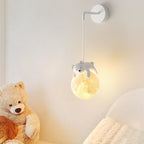 Lumendat Contemporary Creative Kids Rabbit Bear Animal Iron Resin PLA 1-Light Wall Sconce Lamp For Bedroom Lumendat