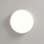 Contemporary Nordic Iron Acrylic Irregular Round LED Flush Mount Ceiling Light For Bedroom