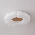 Contemporary Nordic Cloud Shape Iron PE LED Flush Mount Ceiling Light For Bedroom