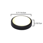 Modern Minimalist Waterproof Round Aluminum Acrylic LED Outdoor Flush Mount Ceiling Light For Garden Lumendat