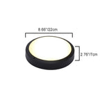 Modern Minimalist Waterproof Round Aluminum Acrylic LED Outdoor Flush Mount Ceiling Light For Garden Lumendat