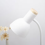 Modern Minimalist Iron Wood Adjustable Angle Pen Holder 1-Light Table Lamp For Study Lumendat