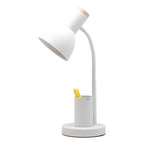 Modern Minimalist Iron Wood Adjustable Angle Pen Holder 1-Light Table Lamp For Study Lumendat