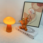 Contemporary Nordic Mushroom Shape Glass USB LED Table Lamp For Bedroom Lumendat